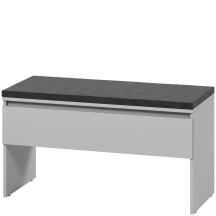 Ławka do przedpokoju z siedziskiem SM-03 Szary SIMPLY Podstawowe