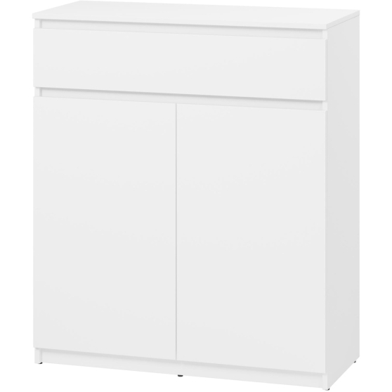 Biała komoda SM-02 do przedpokoju SIMPLY Podstawowe