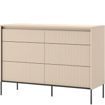 Wysoka komoda z oświetleniem TS-06 Beż Piaskowy TREND SYPIALNIA Podstawowe