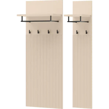 Wieszak na ubrania ścienny TG-06 Beż Piaskowy TREND GARDEROBA Podstawowe