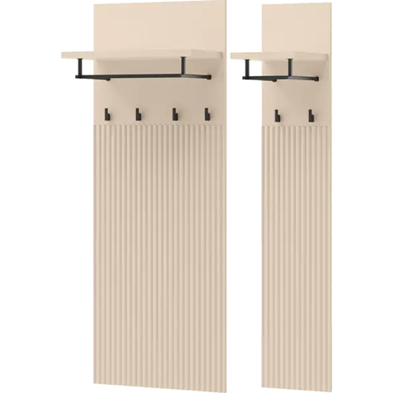 Wieszak na ubrania ścienny TG-06 Beż Piaskowy TREND GARDEROBA Podstawowe