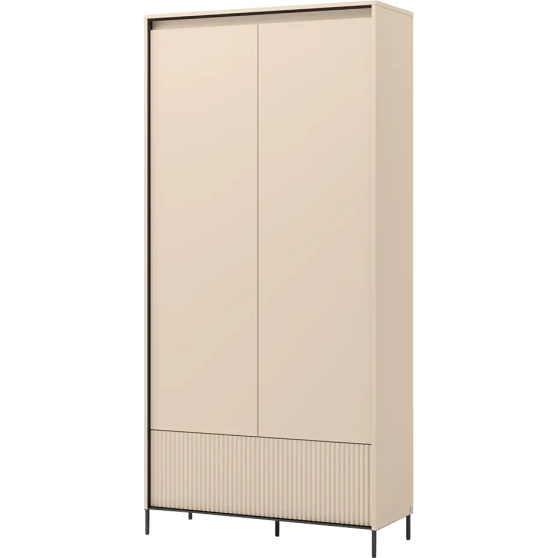 Szafa z oświetleniem do przedpokoju TG-02 Beż Piaskowy TREND GARDEROBA Podstawowe