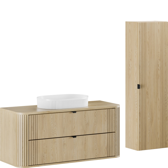 Zestaw mebli do łazienki SET-OVC 120 HC OVALIA CREMONA Podstawowe