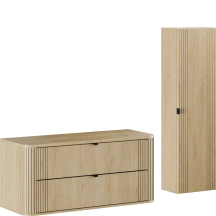 Zestaw mebli do łazienki SET-OVC 120 HC OVALIA CREMONA Podstawowe