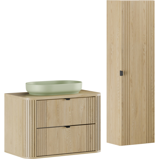 Zestaw mebli do łazienki SET-OVC 80 HC OVALIA CREMONA Podstawowe