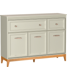 Klasyczna komoda 2 drzwi 3 szuflady W-1 Kaszmir WINDSOR Podstawowe