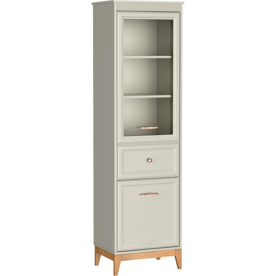 Wysoka witryna styl klasyczny W-6 Kaszmir WINDSOR Podstawowe