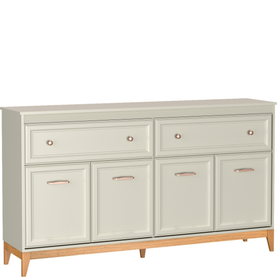 Duża komoda 4 drzwi 2 szuflady W-2 Kaszmir WINDSOR Podstawowe