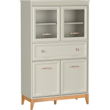 Kredens z witryną W-5 Gablota Kaszmir WINDSOR Podstawowe