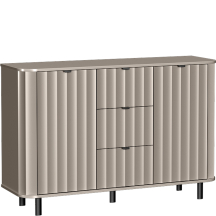 Komoda 2 drzwi 3 szuflady NV-1 Clay Gray NOVADO CLAY GRAY Podstawowe