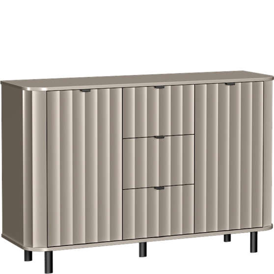 Komoda 2 drzwi 3 szuflady NV-1 Clay Gray NOVADO CLAY GRAY Podstawowe