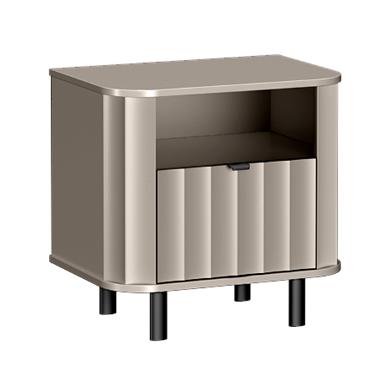 Szafka nocna ze schowkiem NV-7 Clay Gray NOVADO CLAY GRAY Podstawowe