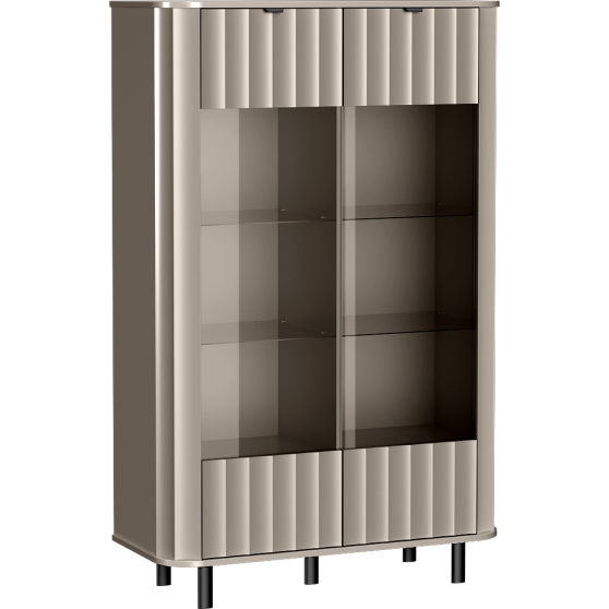 Kredens z witryną NV-9 Clay Gray NOVADO CLAY GRAY Podstawowe