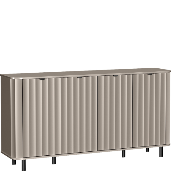 Nowoczesna komoda 4-drzwiowa NV-2 Clay Gray NOVADO CLAY GRAY Podstawowe