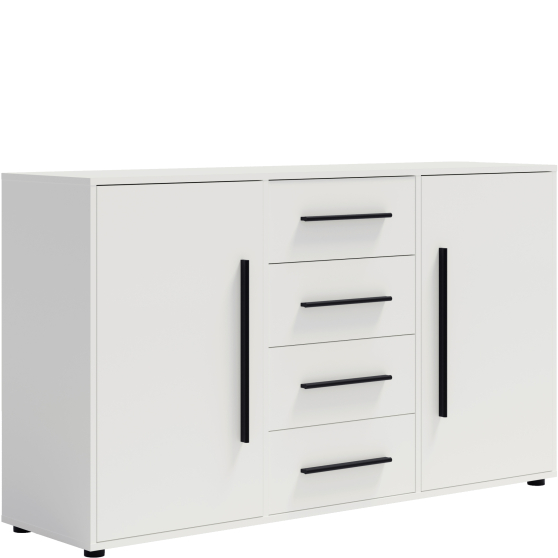 Komoda 4 szuflady 2 drzwi MAXIONE Podstawowe (4)