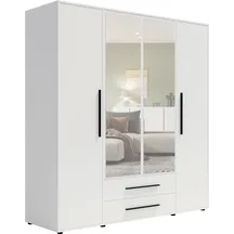 Szafa 4-drzwiowa z lustrem MAXIONE Podstawowe (4)