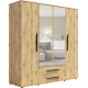 Kolor: Szafa 4-drzwiowa z lustrem MAXIONE Podstawowe (3)