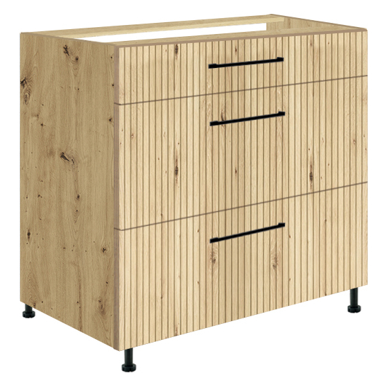Szafka dolna stojąca 3 szuflady 80 cm VIV-22D VIVA Podstawowe