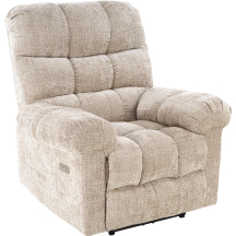 Fotel wypoczynkowy rozkładany elektrycznie AMORE Beż Podstawowe