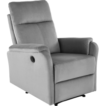 Fotel wypoczynkowy rozkładany elektrycznie CROCUS Popielaty Podstawowe