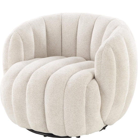 Fotel wypoczynkowy FRASER Kremowy Podstawowe