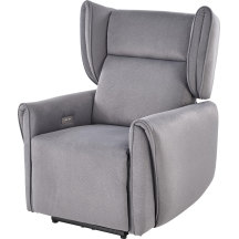 Fotel wypoczynkowy rozkładany elektrycznie GELATO Popielaty Podstawowe