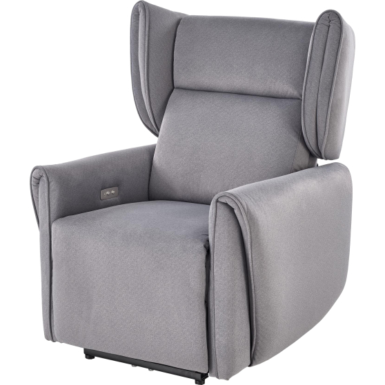 Fotel wypoczynkowy rozkładany elektrycznie GELATO Popielaty Podstawowe