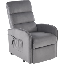 Fotel wypoczynkowy rozkładany elektrycznie MARONI Popielaty Podstawowe
