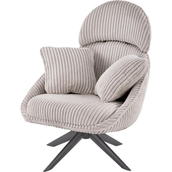 Fotel wypoczynkowy obrotowy MERRY 2 Cappuccino Podstawowe