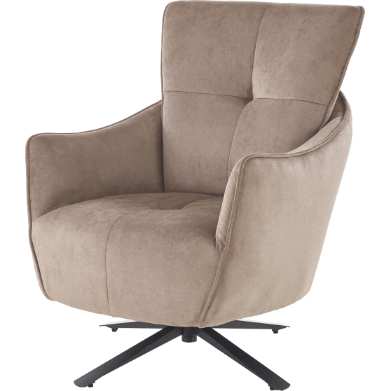 Fotel wypoczynkowy obrotowy SCAMPI Cappuccino Podstawowe