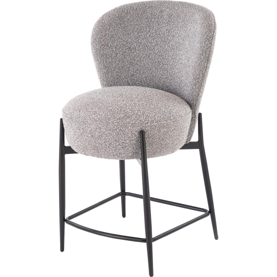 Hoker H-126 Krzesło barowe Popielaty Podstawowe