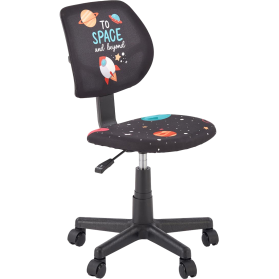 Fotel obrotowy młodzieżowy BINGO Czarny Podstawowe