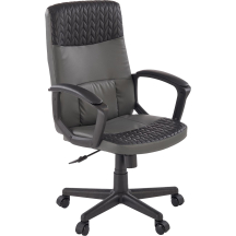 Fotel obrotowy pracowniczy BJORN Czarny / Popielaty Podstawowe