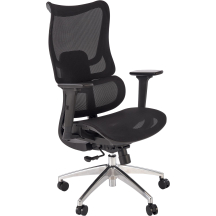 Fotel obrotowy gabinetowy CASPER Czarny Podstawowe