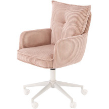 Fotel obrotowy młodzieżowy DUMBO Jasny Róż Podstawowe