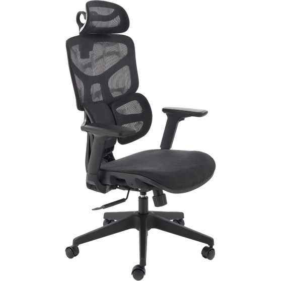 Fotel obrotowy gabinetowy MACAR Czarny Podstawowe