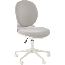 Fotel obrotowy młodzieżowy ORION 2 Biały / Jasny Popiel Podstawowe