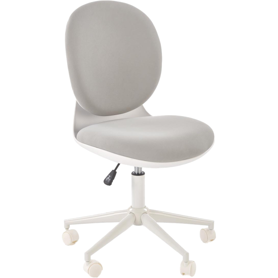 Fotel obrotowy młodzieżowy ORION 2 Biały / Jasny Popiel Podstawowe