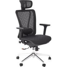 Fotel obrotowy gabinetowy VIXEN Czarny Podstawowe