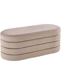 Ławka do przedpokoju CALPI z pojemnikiem Beżowa Podstawowe