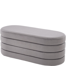 Ławka do przedpokoju CALPI z pojemnikiem Popielata Podstawowe