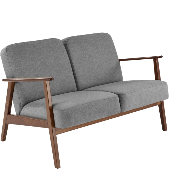 Sofa MILANO 2S Popielata Podstawowe