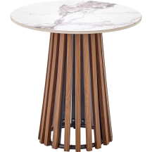 CARINA S beżowy marmur / orzechowy Halmar Ława Podstawowe