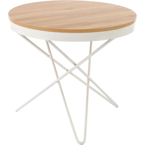 LEILA naturalny / biały Halmar Ława Podstawowe