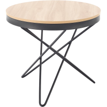 LEILA naturalny / czarny Halmar Ława Podstawowe