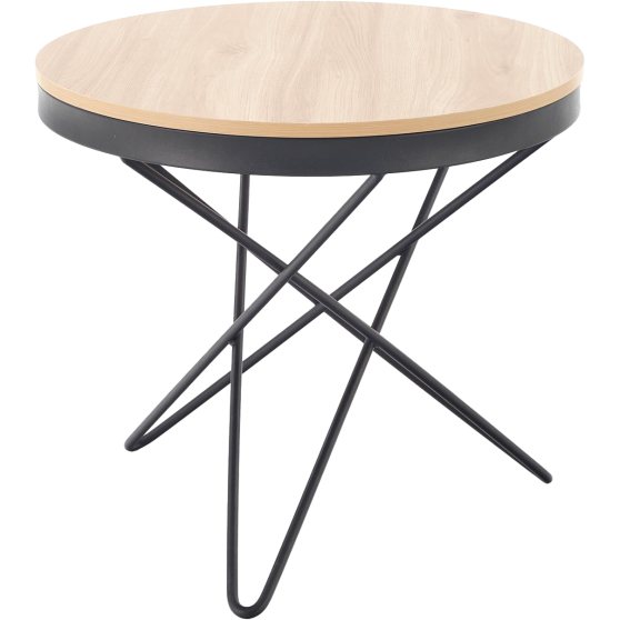 LEILA naturalny / czarny Halmar Ława Podstawowe