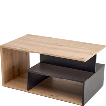 IVA dąb artisan / czarny Halmar Ława Podstawowe