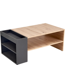 MURCIA dąb artisan / czarny Halmar Ława Podstawowe