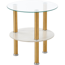 DUCAT S biały marmur / złoty Halmar Ława Podstawowe