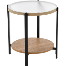 KAMALA S naturalny / czarny Halmar Ława Podstawowe